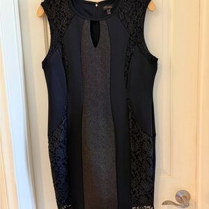 Thalia Sodi Black Lace Mini Dress